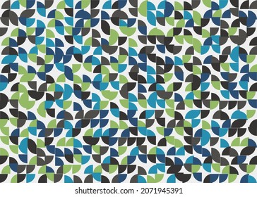 Abstract Geometric Pattern generative computational art illustration