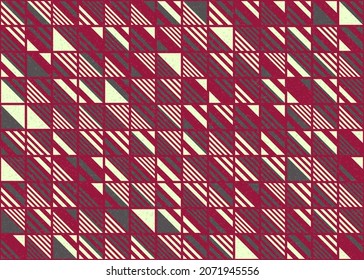 Abstract Geometric Pattern generative computational art illustration