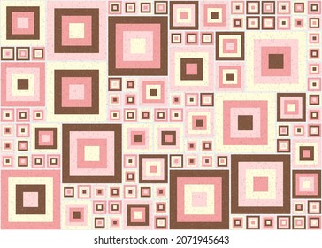 Abstract Geometric Pattern generative computational art illustration
