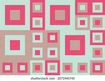 Abstract Geometric Pattern generative computational art illustration