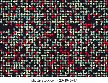 Abstract Geometric Pattern generative computational art illustration