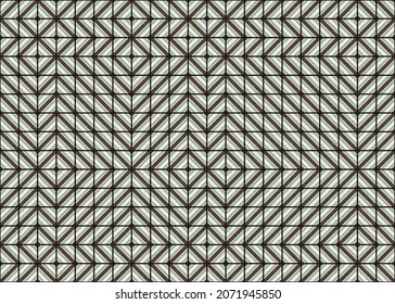 Abstract Geometric Pattern generative computational art illustration