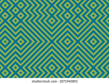 Abstract Geometric Pattern generative computational art illustration