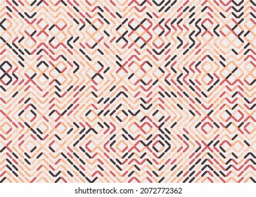 Abstract Geometric Pattern generative computational art illustration