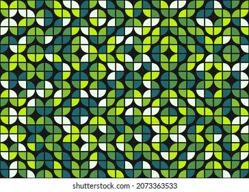 Abstract Geometric Pattern generative computational art illustration