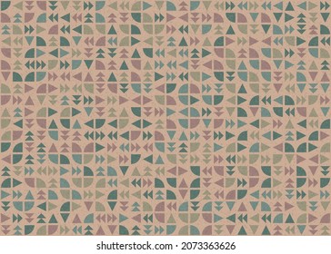 Abstract Geometric Pattern generative computational art illustration