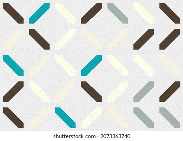 Abstract Geometric Pattern generative computational art illustration