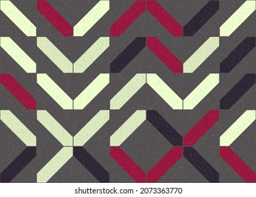 Abstract Geometric Pattern generative computational art illustration