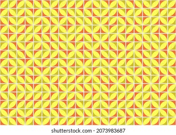 Abstract Geometric Pattern generative computational art illustration