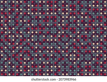 Abstract Geometric Pattern generative computational art illustration