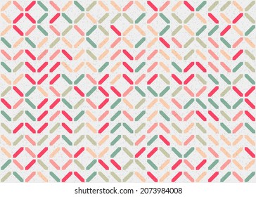 Abstract Geometric Pattern generative computational art illustration