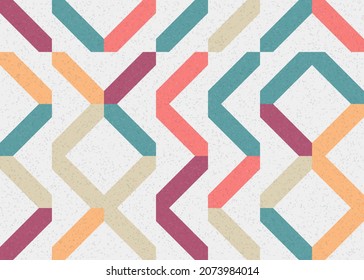 Abstract Geometric Pattern generative computational art illustration