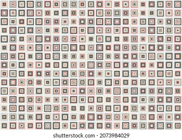 Abstract Geometric Pattern generative computational art illustration