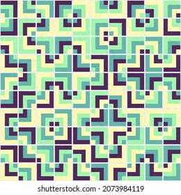 Abstract Geometric Pattern generative computational art illustration