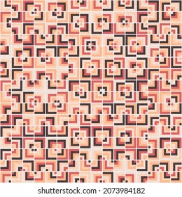 Abstract Geometric Pattern generative computational art illustration