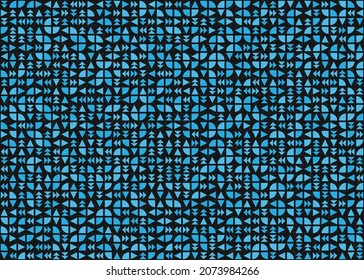 Abstract Geometric Pattern generative computational art illustration