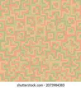 Abstract Geometric Pattern generative computational art illustration