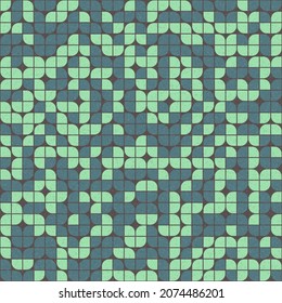 Abstract Geometric Pattern generative computational art illustration