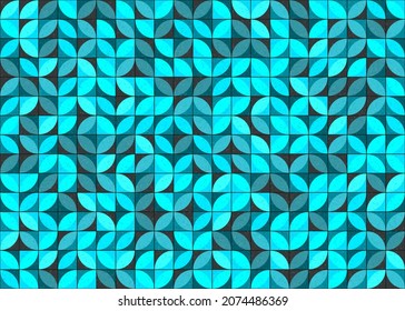 Abstract Geometric Pattern generative computational art illustration