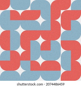 Abstract Geometric Pattern generative computational art illustration