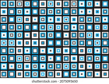 Abstract Geometric Pattern generative computational art illustration