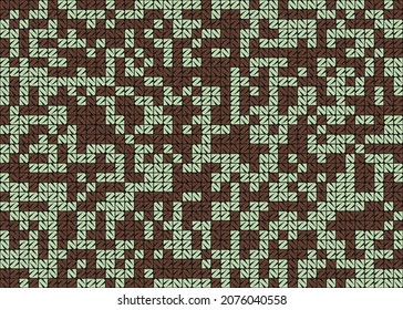 Abstract Geometric Pattern generative computational art illustration
