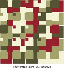 Abstract Geometric Pattern generative computational art illustration