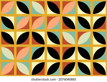 Abstract Geometric Pattern generative computational art illustration