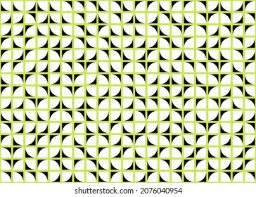 Abstract Geometric Pattern generative computational art illustration