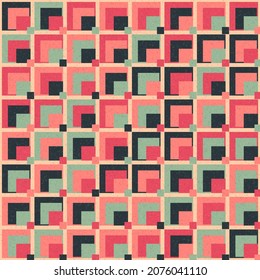 Abstract Geometric Pattern generative computational art illustration