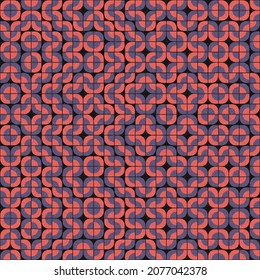 Abstract Geometric Pattern generative computational art illustration
