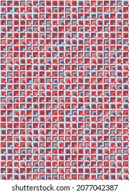 Abstract Geometric Pattern generative computational art illustration