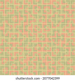 Illustration abstraite de l'art computationnel géométrique
