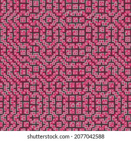 Abstract Geometric Pattern generative computational art illustration