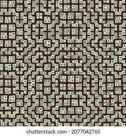 Abstract Geometric Pattern generative computational art illustration