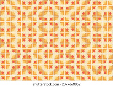 Abstract Geometric Pattern generative computational art illustration