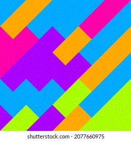 Abstract Geometric Pattern generative computational art illustration
