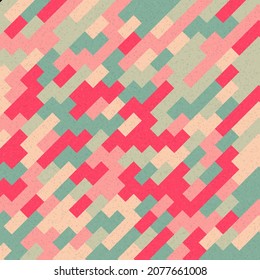Abstract Geometric Pattern generative computational art illustration