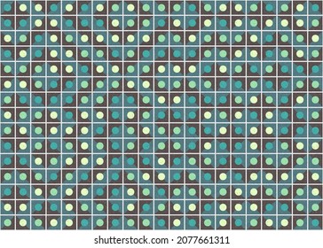 Abstract Geometric Pattern generative computational art illustration