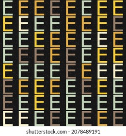 Abstract Geometric Pattern generative computational art illustration