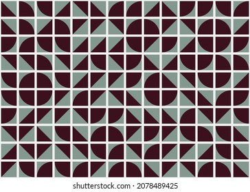 Abstract Geometric Pattern generative computational art illustration