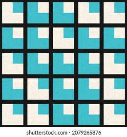 Abstract Geometric Pattern generative computational art illustration