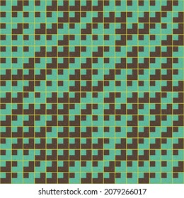 Abstract Geometric Pattern generative computational art illustration