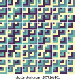 Abstract Geometric Pattern generative computational art illustration