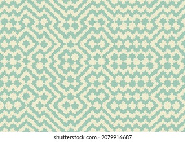 Abstract Geometric Pattern generative computational art illustration