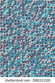 Abstract Geometric Pattern generative computational art illustration
