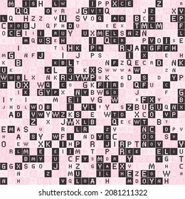 Abstract Geometric Pattern generative computational art illustration