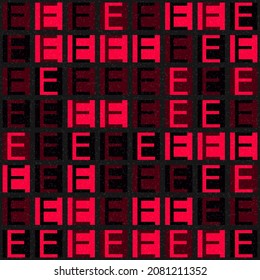 Abstract Geometric Pattern generative computational art illustration