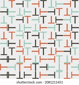 Abstract Geometric Pattern generative computational art illustration