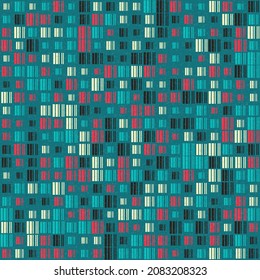 Abstract Geometric Pattern generative computational art illustration
